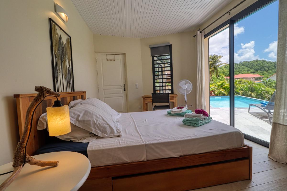 Location vacances Martinique - Chambre 2 vue piscine